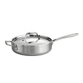 Signature Tri-Ply Clad Stainless Steel Covered Deep Saute Pan