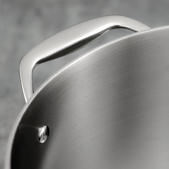 Signature Tri-Ply Clad Stainless Steel Covered Deep Saute Pan