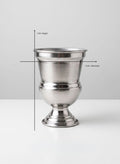 Silver Urn Metal Vase Decor Jamali Garden Silver 7.5in Tall EACH
