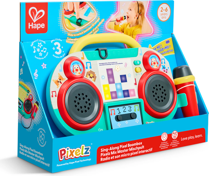 Sing-Along Pixel Boombox