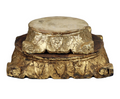 Small Pillar Base Gold