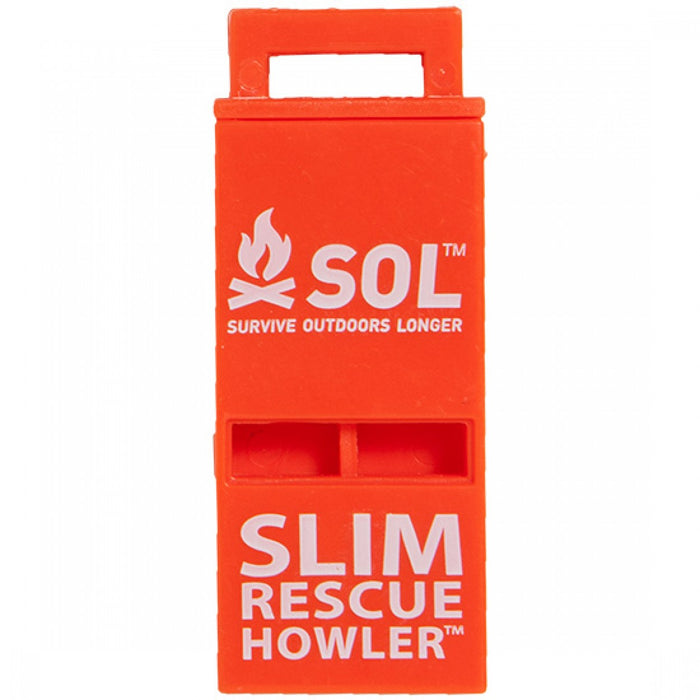 SOL Slim Rescue Howler™ Whistle, 2/Pack