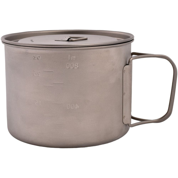 Space Saver Pot with Lid, Titanium 900 mL