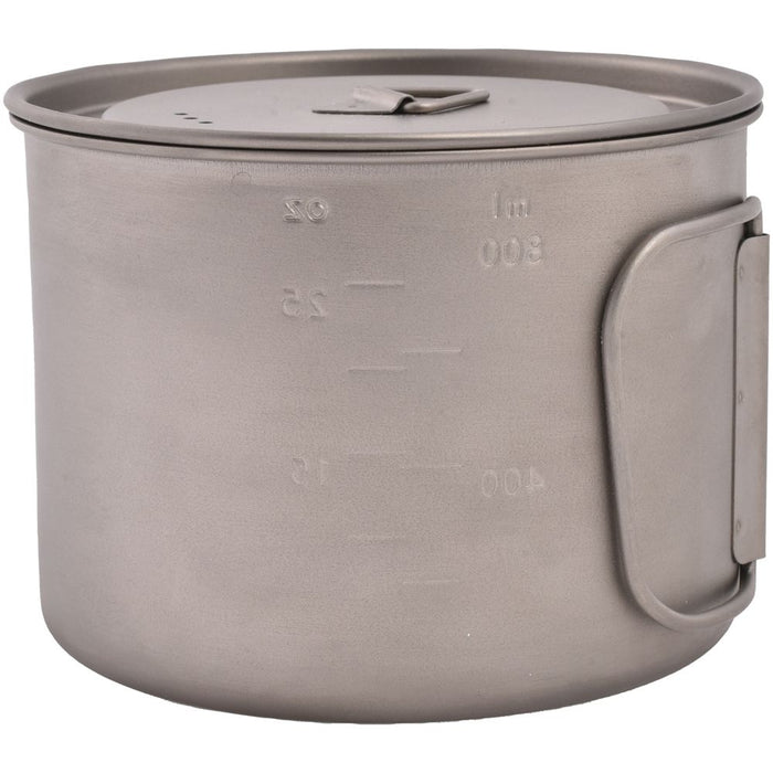 Space Saver Pot with Lid, Titanium 900 mL
