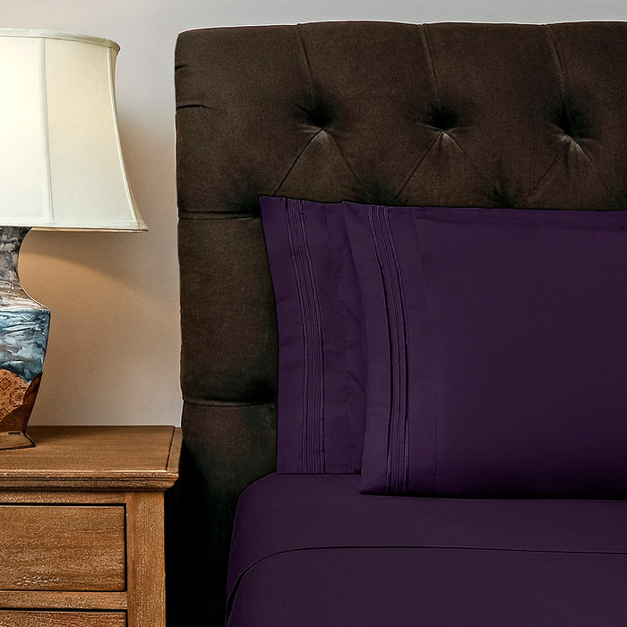 Split King Sheets, 1800 Thread Count Ultra Comfort Sheets, Deep Pocket