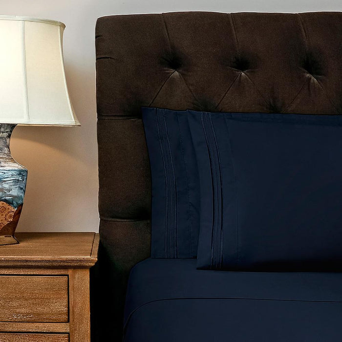 Split Queen Sheets, 1800 Thread Count Ultra Comfort Sheets, Deep Pocket