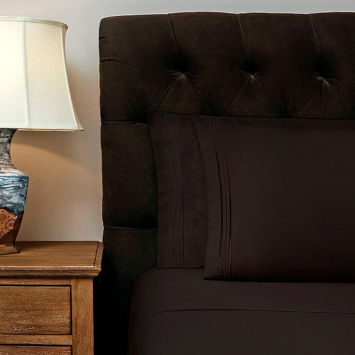 Split Queen Sheets, 1800 Thread Count Ultra Comfort Sheets, Deep Pocket