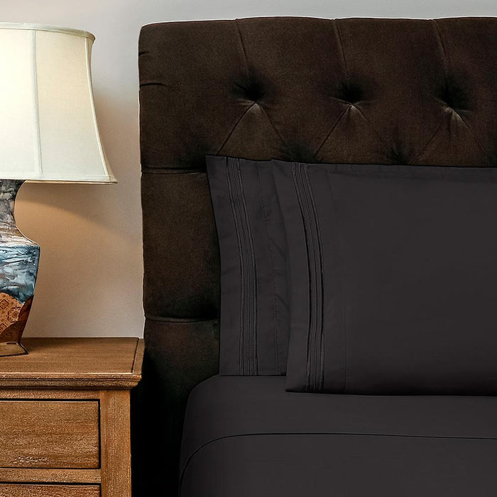 Split Queen Sheets, 1800 Thread Count Ultra Comfort Sheets, Deep Pocket