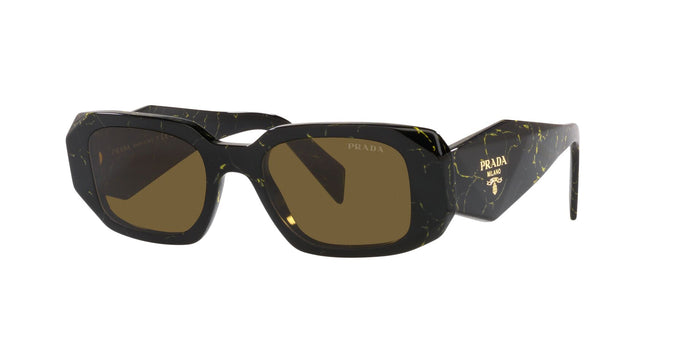 Black-Yellow Marble/Dark Brown / 49