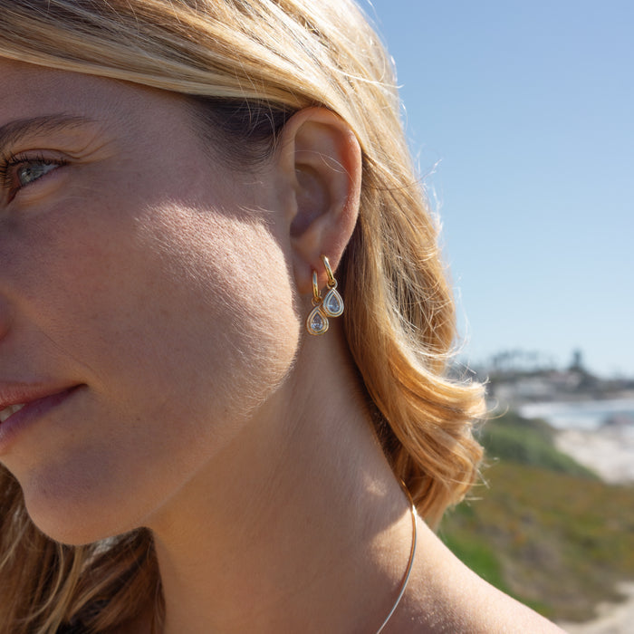 Starlet Teardrop Earring Charms
