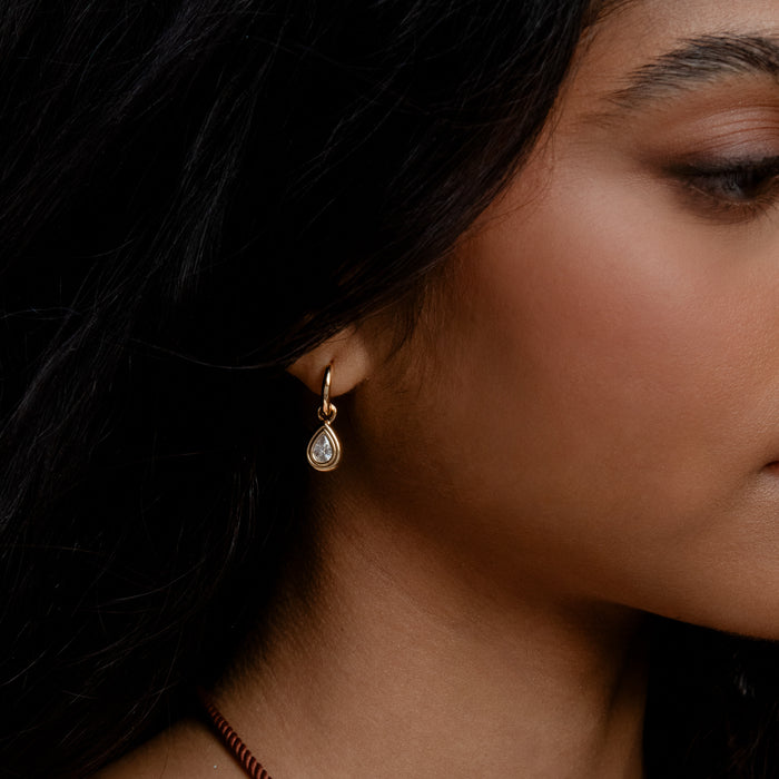 Starlet Teardrop Earring Charms