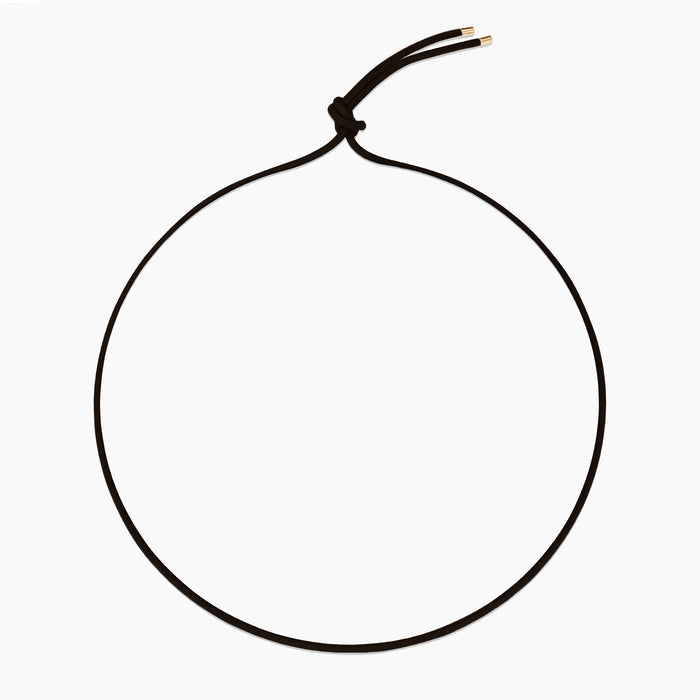 Stellene Bead Leather Cord Necklace