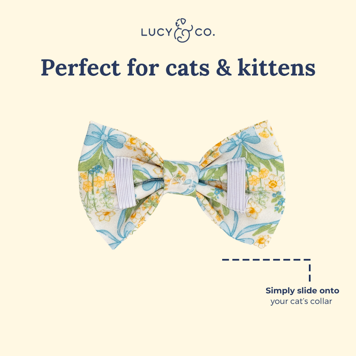 Sunshine and Daffodils Cat (& Small Dog) Bow Tie