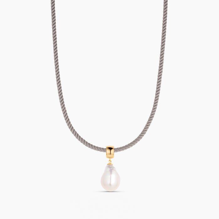 14k Gold Plated / Coco Cloud Silk Cord