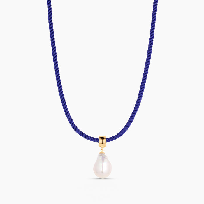 14k Gold Plated / Coco Deep Sea Silk Cord