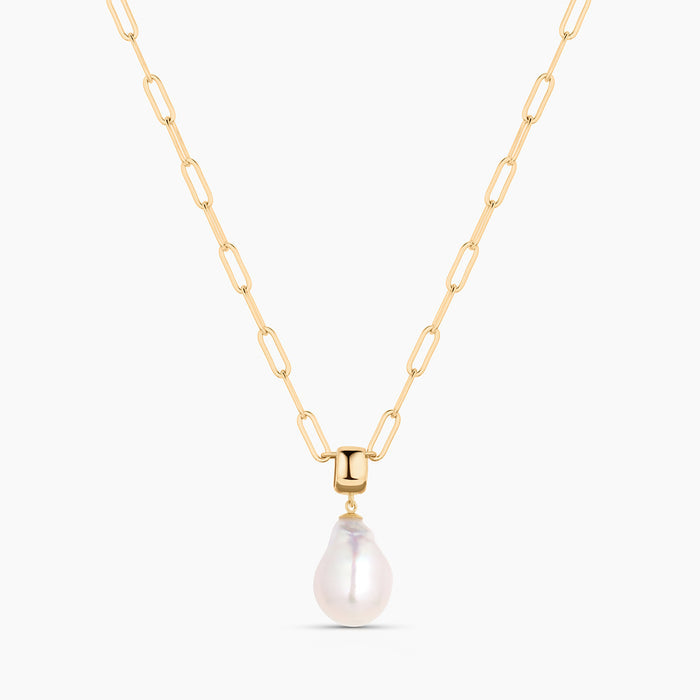 14k Gold Plated / 18" Finn Paperclip Chain