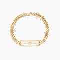 Talisman White Enamel Bracelet