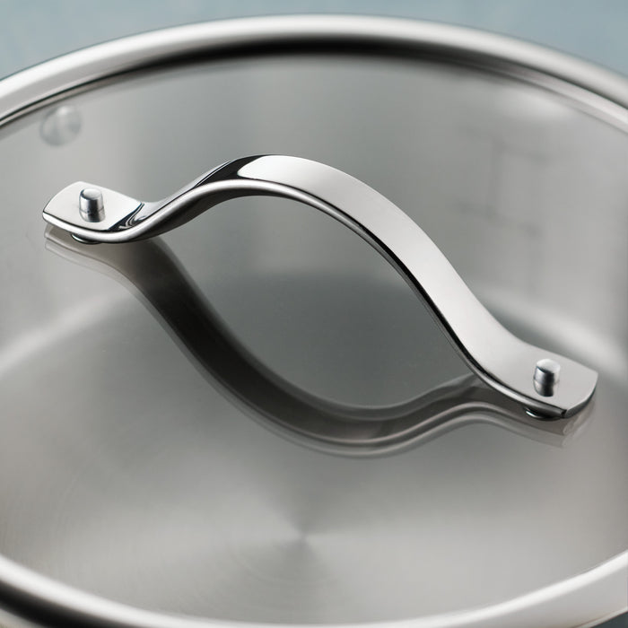 Tempo 5 Quart Tri-Ply Base Stainless Steel Covered Dutch Oven