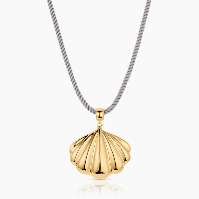 14k Gold Plated / Coco Cloud Silk Cord