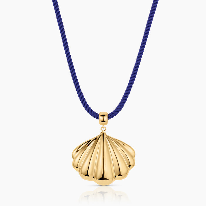 14k Gold Plated / Coco Deep Sea Silk Cord