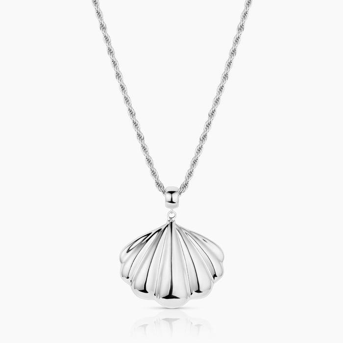 Rhodium Plated / 14-16" Mini Bowie Rope Chain