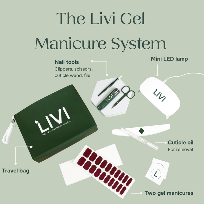 The Gel Manicure System™ (includes mini LED lamp & all tools)
