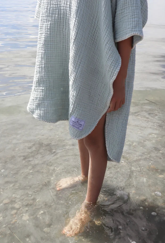 THE PEBBLE | KID'S MUSLIN PONCHO | 2-6 yrs
