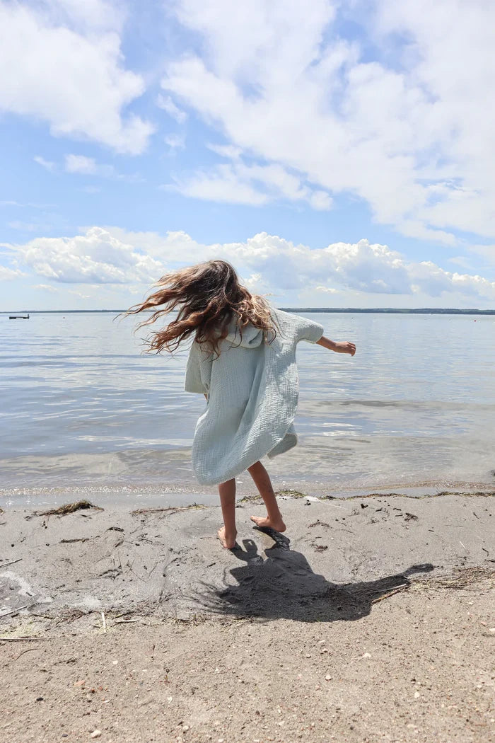 THE PEBBLE | KID'S MUSLIN PONCHO | 2-6 yrs
