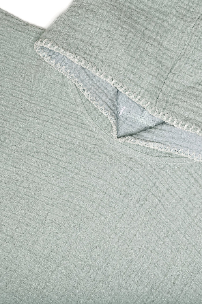 THE PEBBLE | KID'S MUSLIN PONCHO | 2-6 yrs
