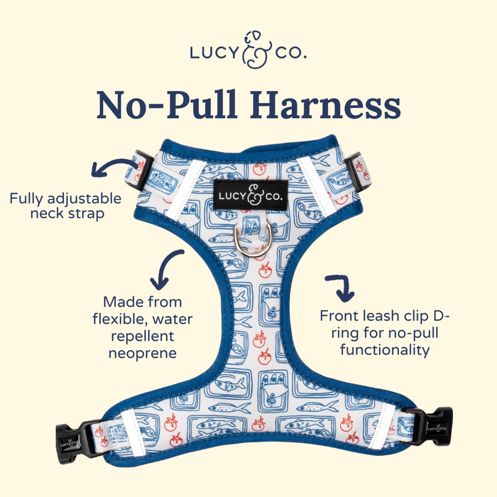 Tinned Fish No-Pull Harness