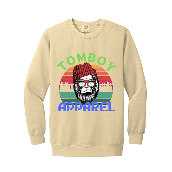 Butter / S / Comfort Colors 1566 Adult 9.5 oz. Crewneck Sweatshirt