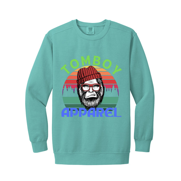 Chalky Mint / S / Comfort Colors 1566 Adult 9.5 oz. Crewneck Sweatshirt
