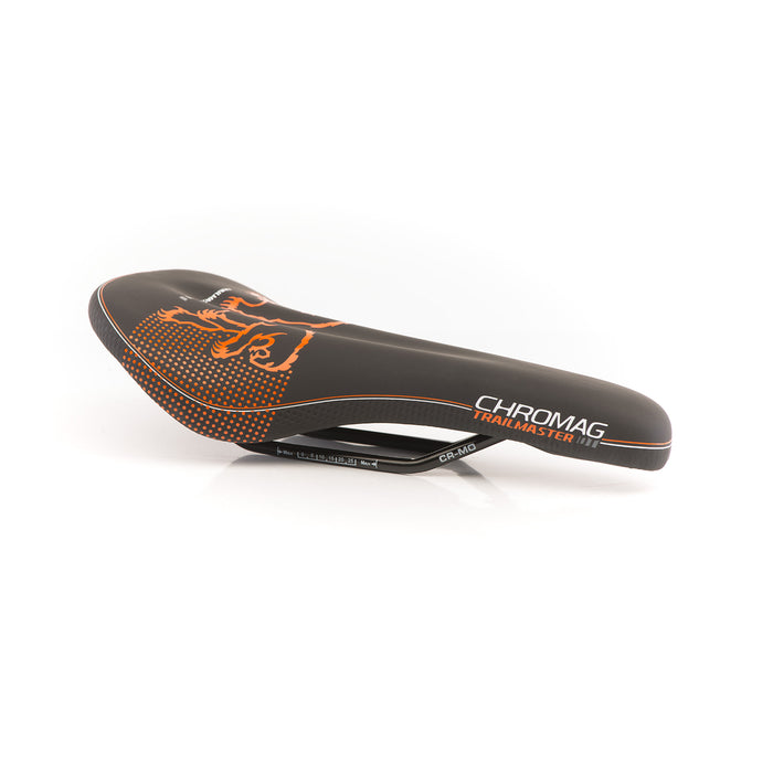Trailmaster DT Orange MTB Saddle Chromag Mountain Bike Seats