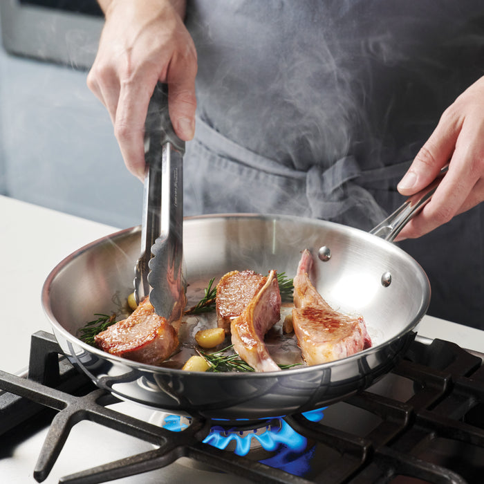 Triverge 10 Inch Tri-Ply Clad Stainless Steel Fry Pan