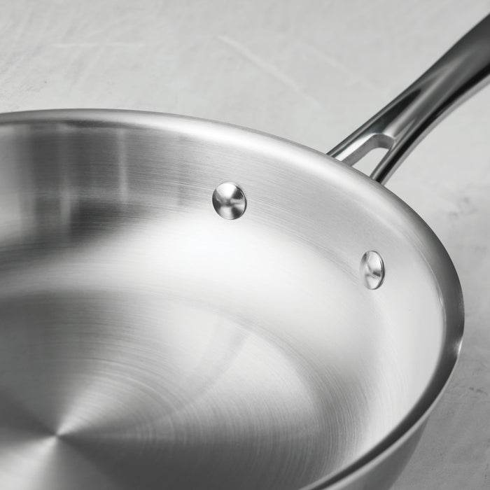 Triverge 10 Inch Tri-Ply Clad Stainless Steel Fry Pan