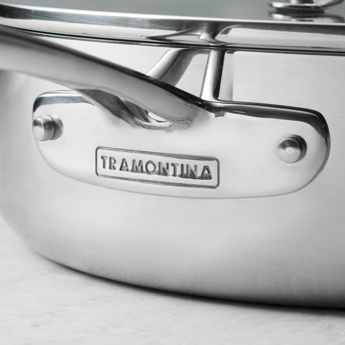 Triverge 5 Quart Tri Ply Clad Stainless Steel Jumbo Cooker with Lid