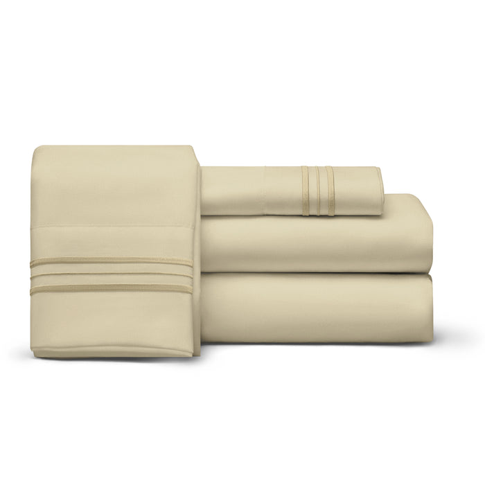 Twin XL Sheet Set, 1800 Thread Count Ultra-Comfort, Deep Pocket, Hypoallergenic Sheets