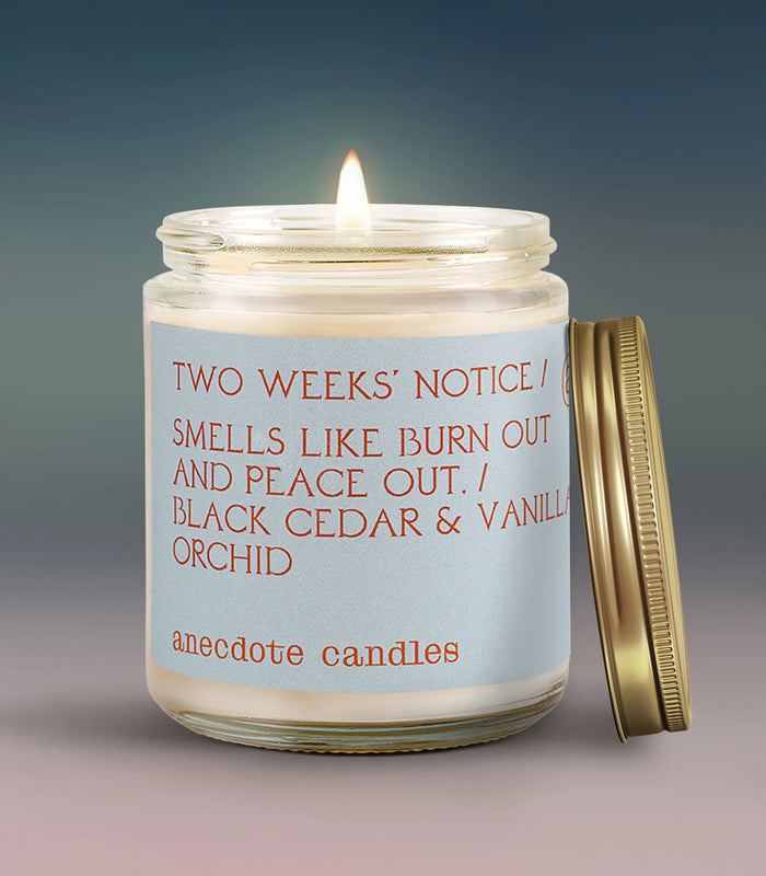 Two Weeks Notice - Anecdote Candles