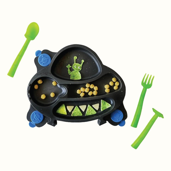 UFO Suction Plate and Training Utensils