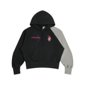 Unisex Color-Block Fleece Hoodie