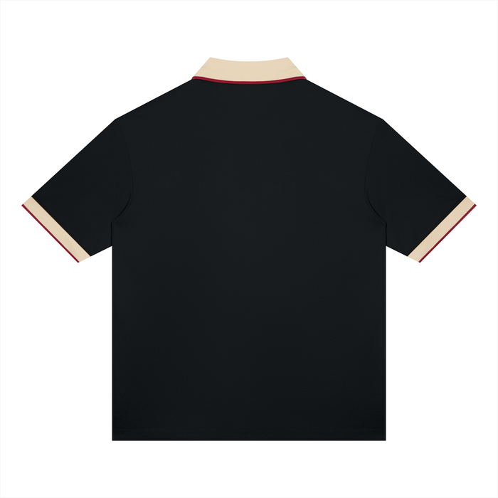 Unisex Color Block Polo Shirt