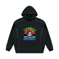 Unisex Oversized Piping Fleece Hoodie
