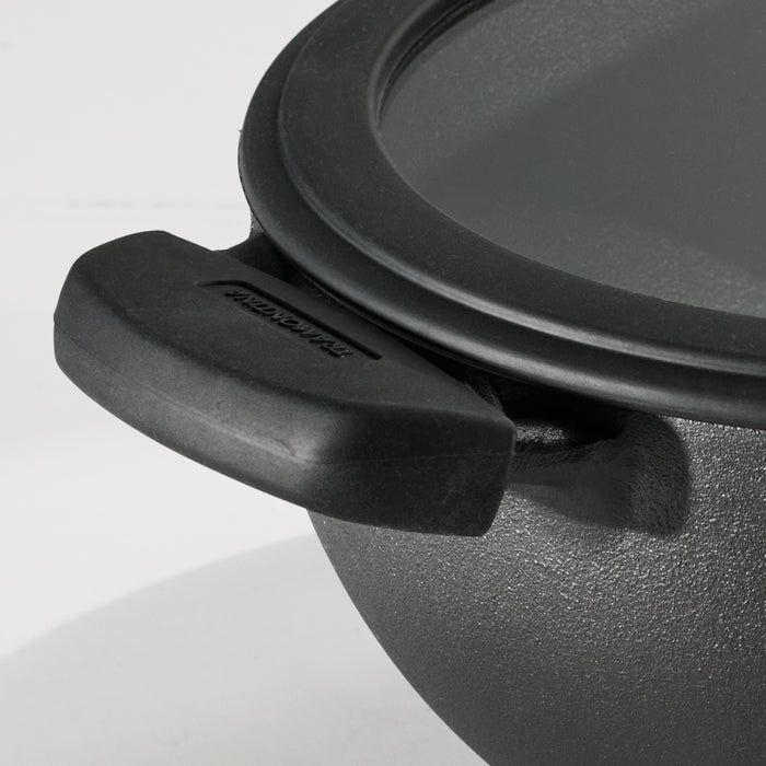 Utsava Pre-Seasoned Cast Iron Kadai with Lid