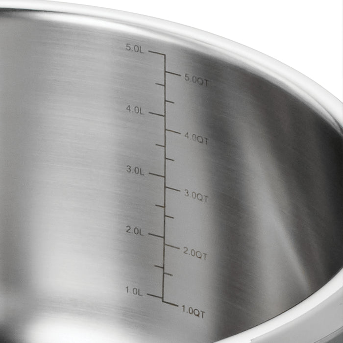 Utsava Tri-Ply Clad Stainless Steel Covered Tope Patila