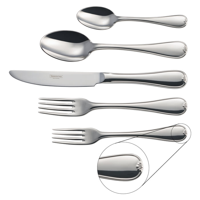 Vicenza 18/10 Stainless Steel 20 Piece Flatware Set