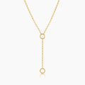Vienna Rolo Charm Lariat Necklace