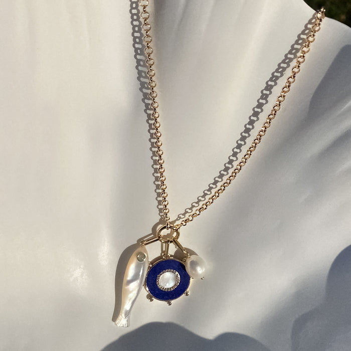 Vienna Rolo Charm Necklace