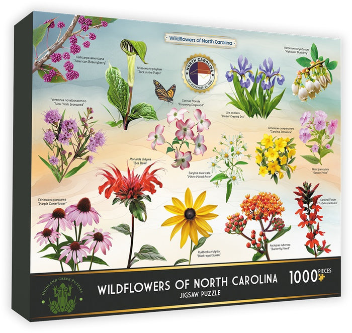 Wildflowers of North Carolina 1000pc