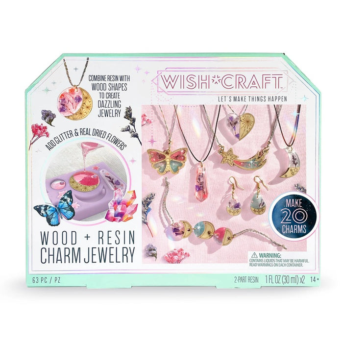 Wish*Craft Wood & Resin Charm Jewelry